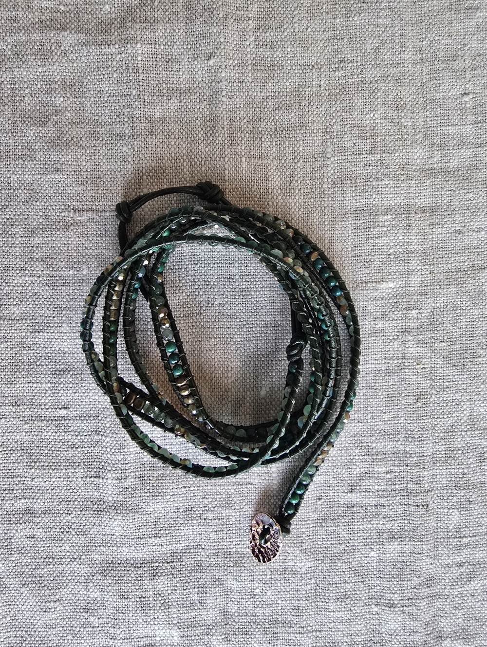 NAKAMOL Chicago Beaded Wrap Bracelet